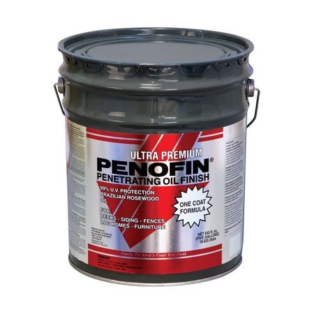 PENOFIN Ultra Premium Transparent Sable Oil-Based Penetrating Wood Stain 5 gal F5MSA5G